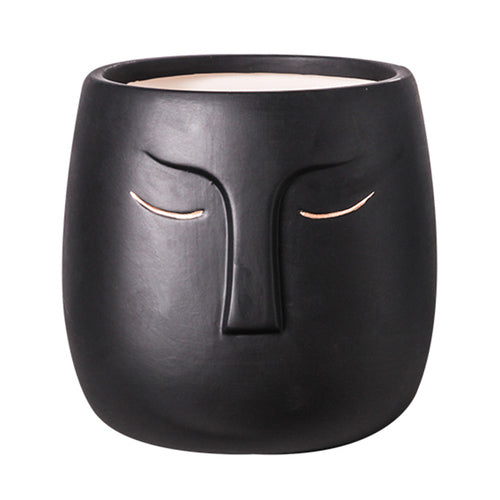 Modern Ceramic Face Vase