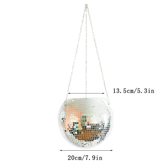 Disco Ball Planter