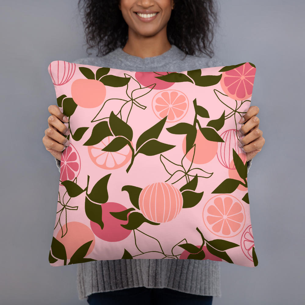 Citrus Slice Throw Pillow