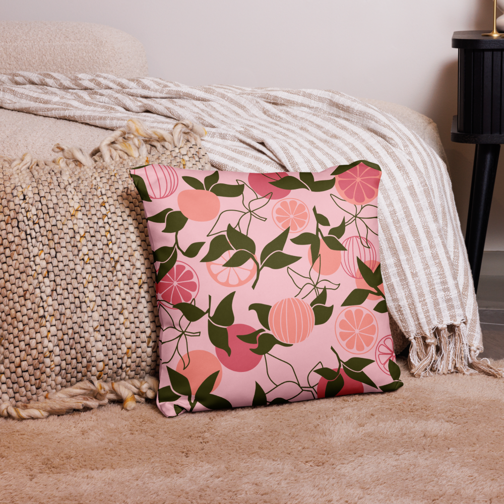 Citrus Slice Throw Pillow