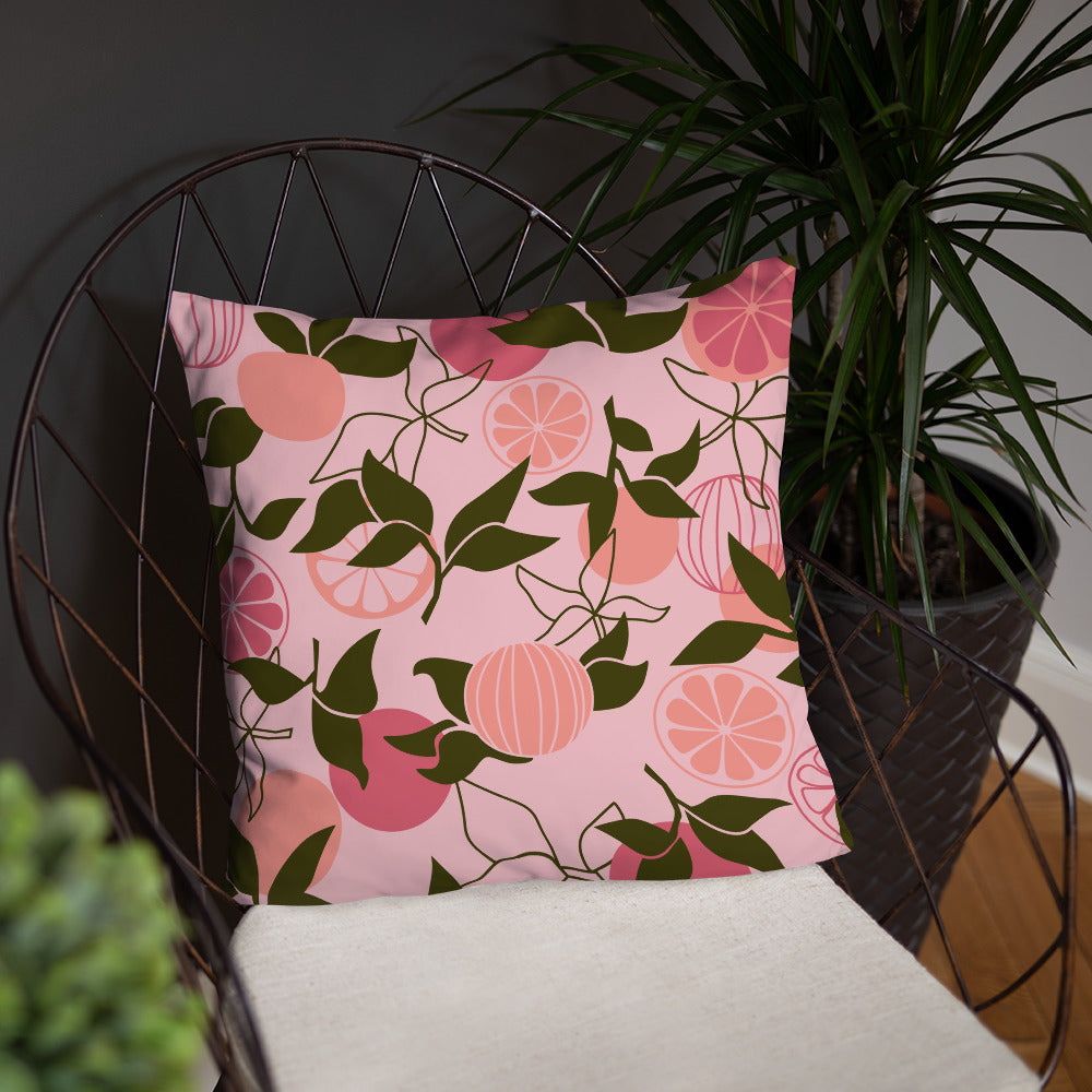 Citrus Slice Throw Pillow