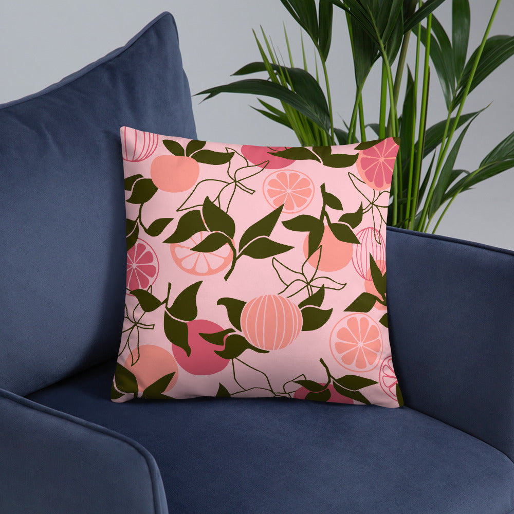 Citrus Slice Throw Pillow