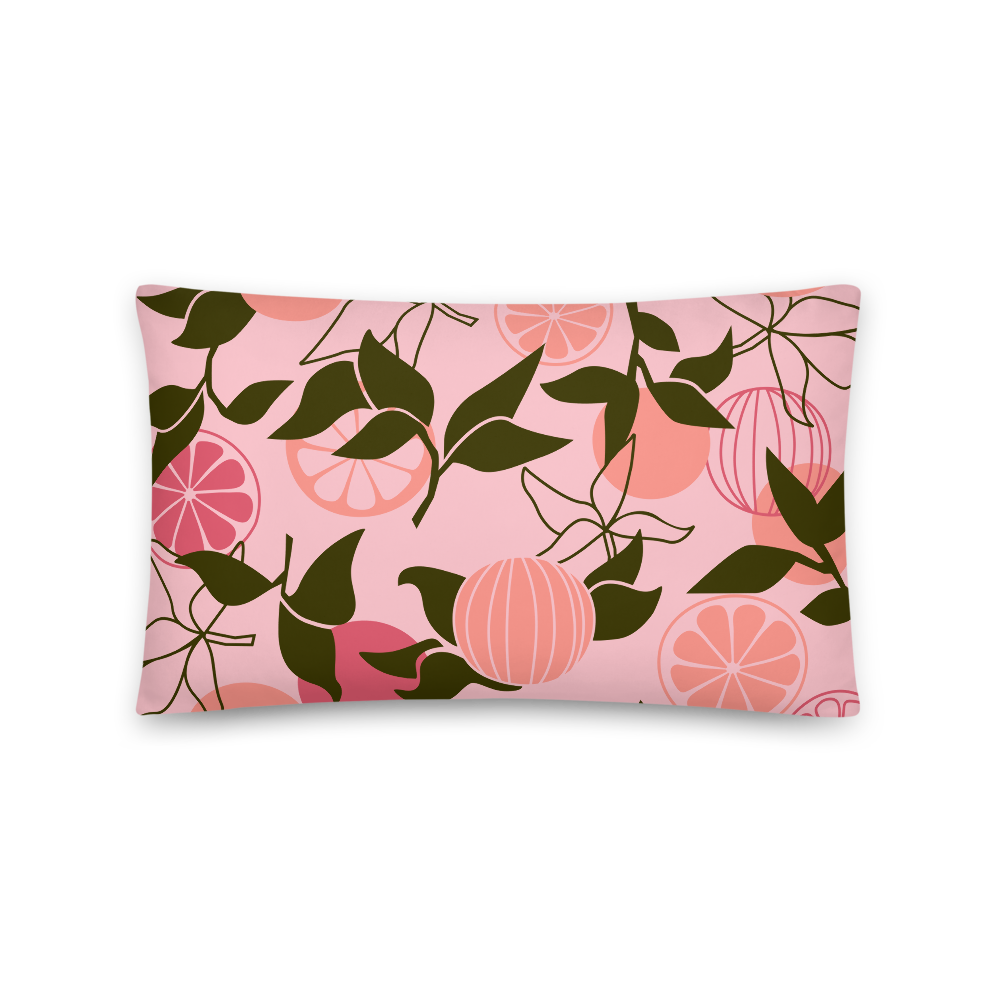 Citrus Slice Throw Pillow