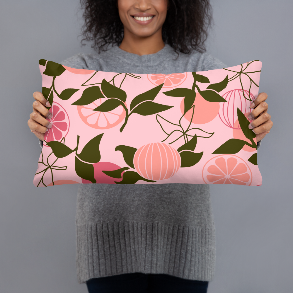 Citrus Slice Throw Pillow