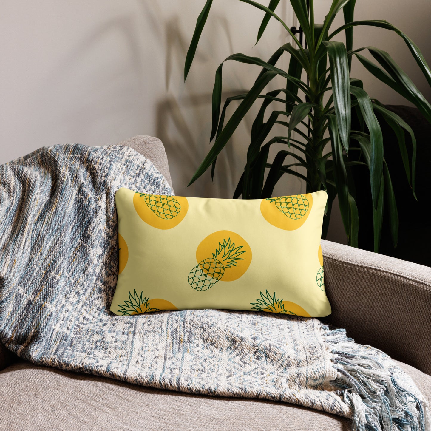 Tropical Treat Throw Pillow