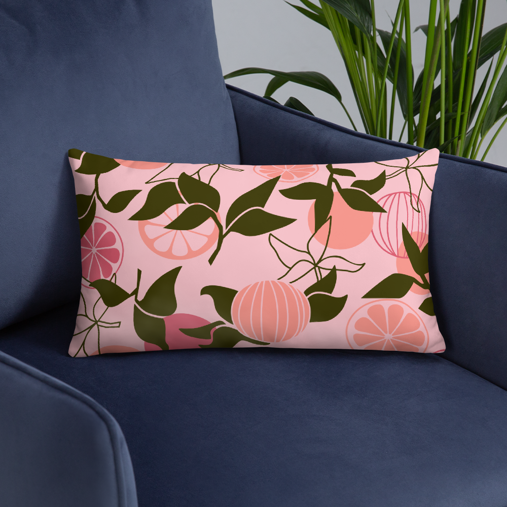 Citrus Slice Throw Pillow