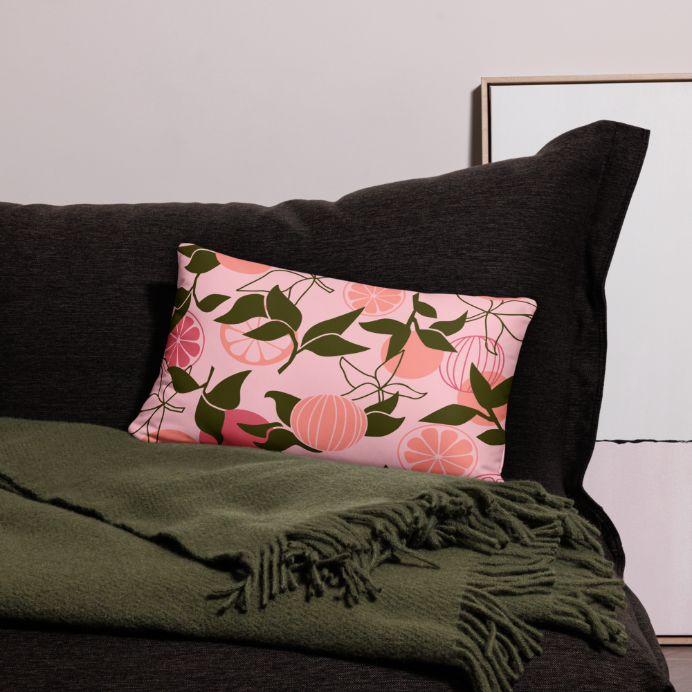 Citrus Slice Throw Pillow