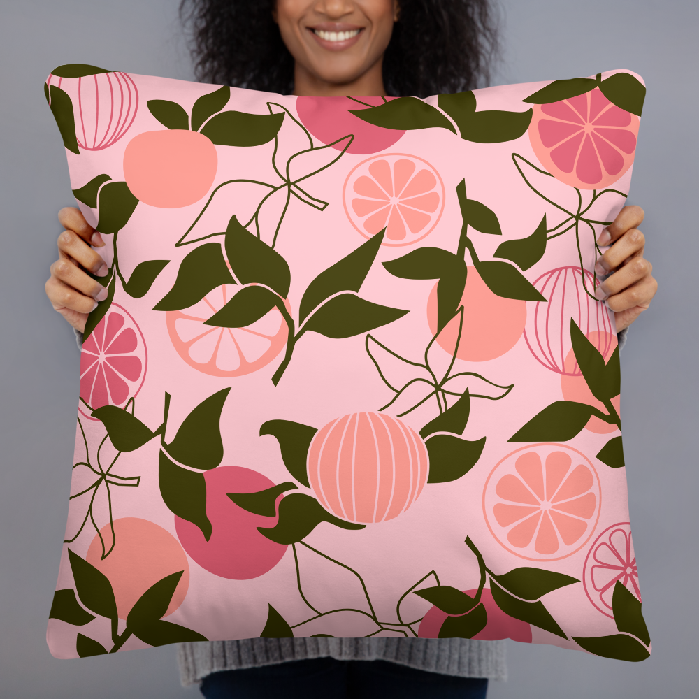 Citrus Slice Throw Pillow