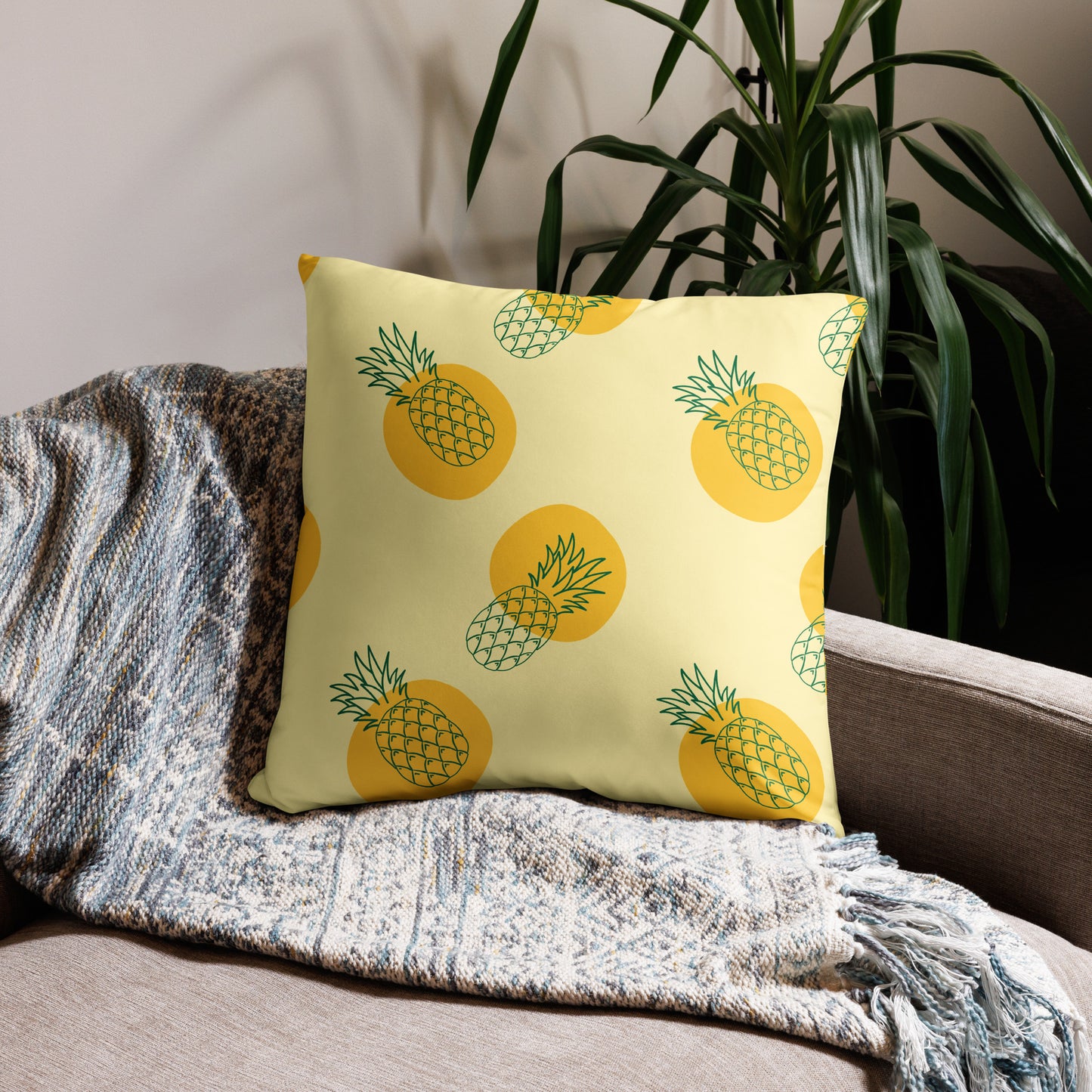 Tropical Treat Throw Pillow