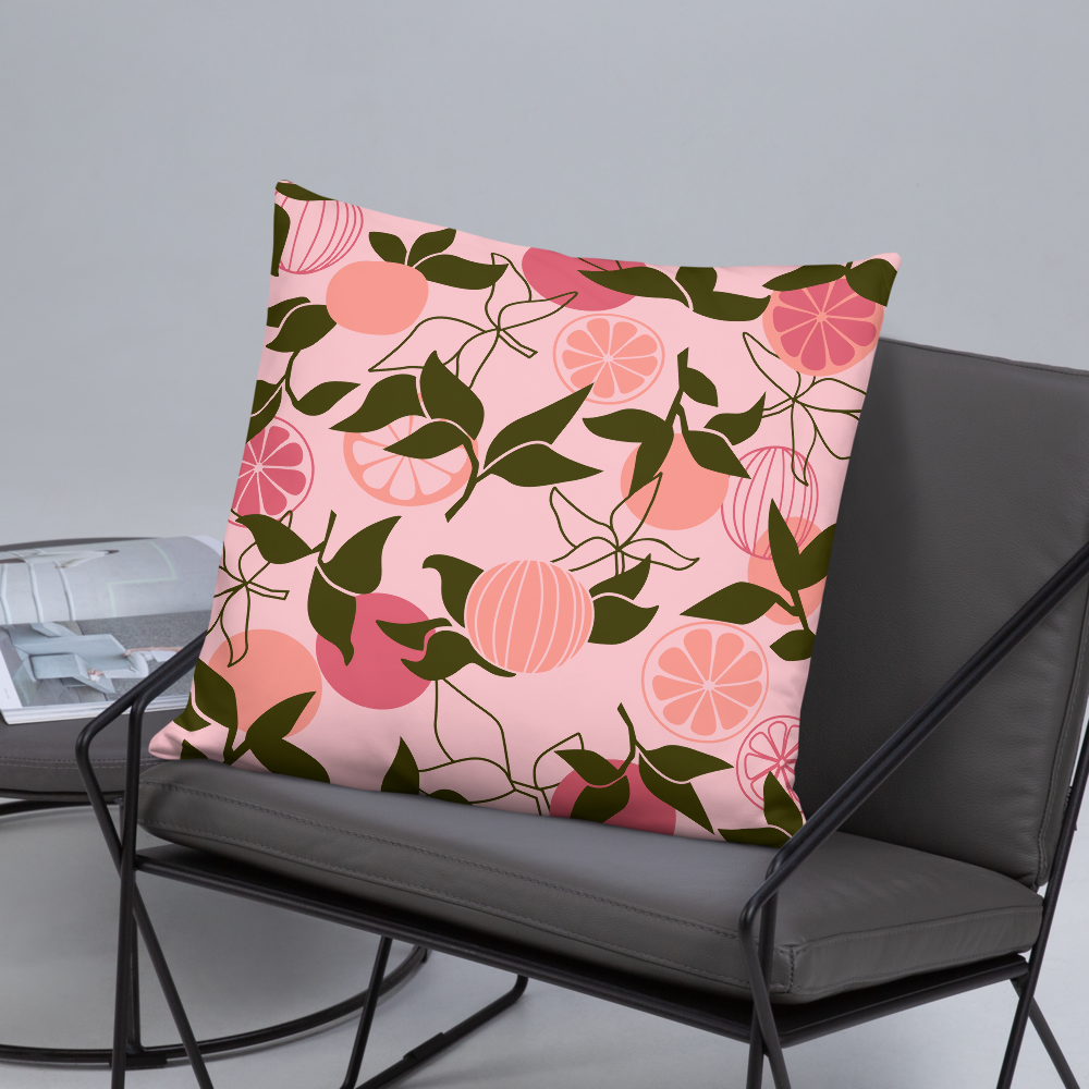 Citrus Slice Throw Pillow