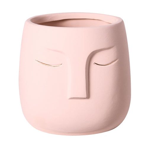 Modern Ceramic Face Vase