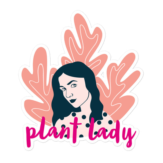 Preppy Plant Lady Sticker