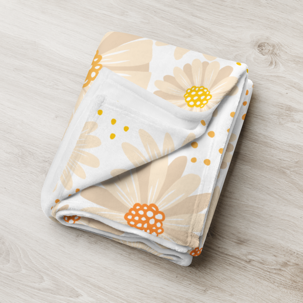 Darling Daisies Throw Blanket