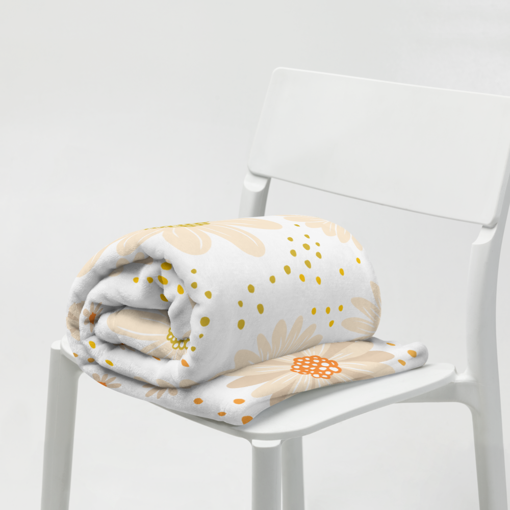 Darling Daisies Throw Blanket