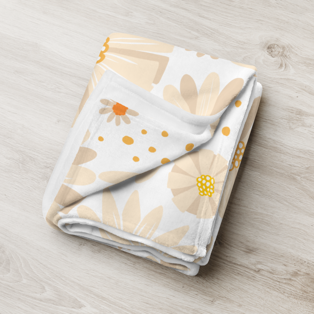 Darling Daisies Throw Blanket