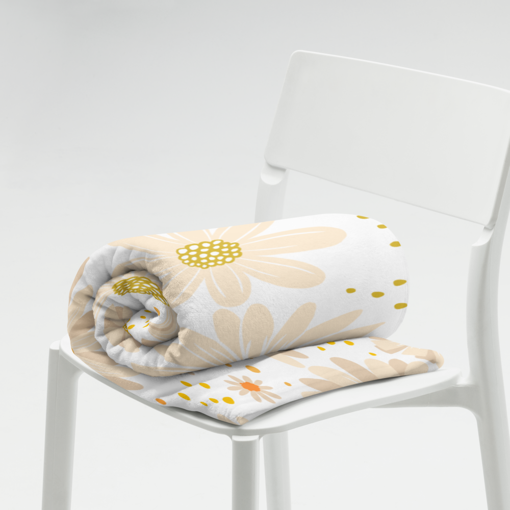 Darling Daisies Throw Blanket