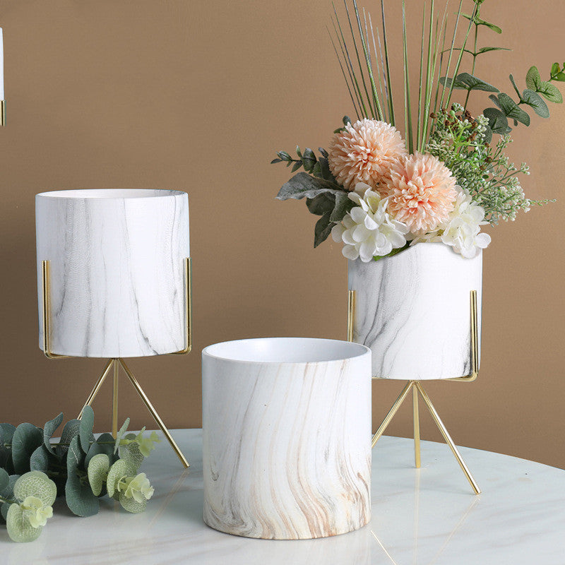 Marble Ceramic Planter