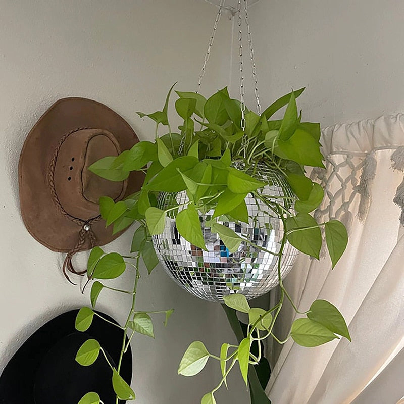 Disco Ball Planter