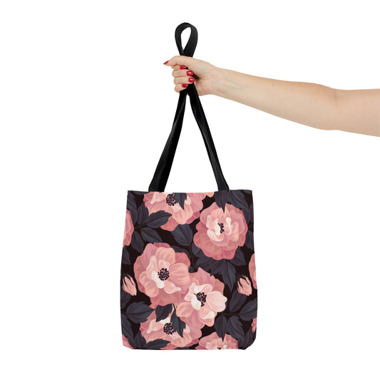 Midnight Rose Tote Bag