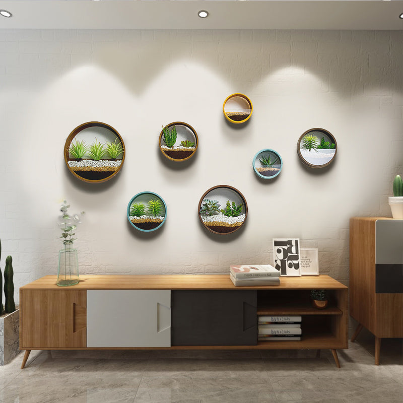 Circular Wall Hanging Plant Display