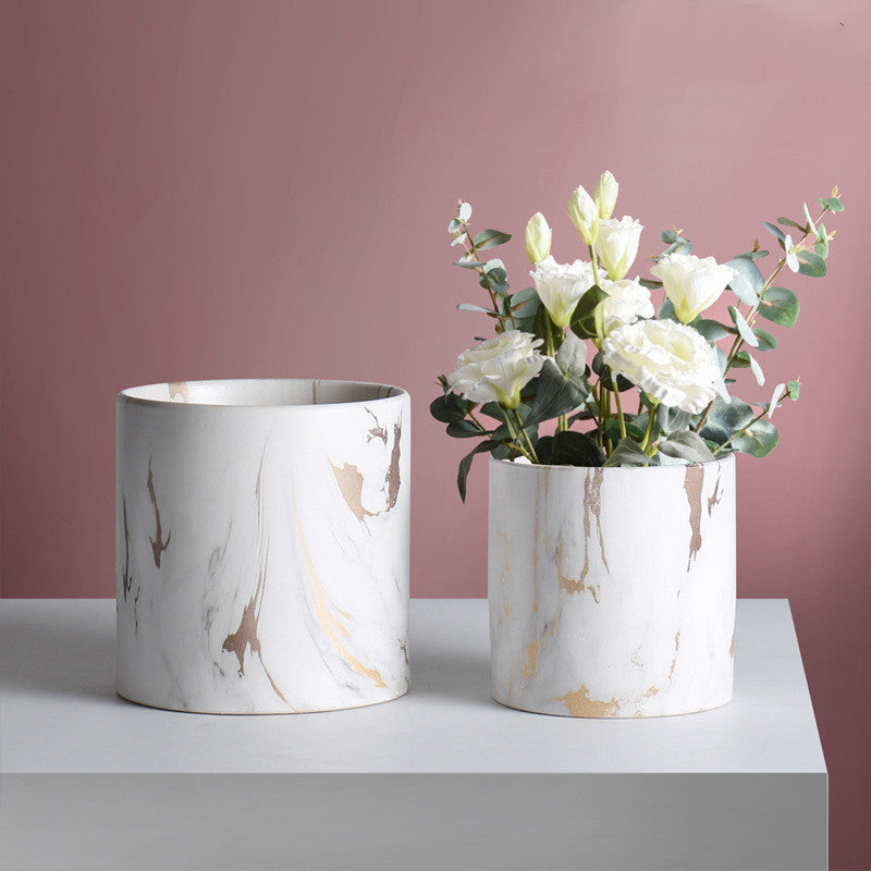 Marble Ceramic Planter