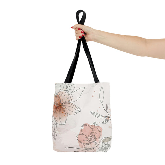 Watercolor Blossoms Tote Bag